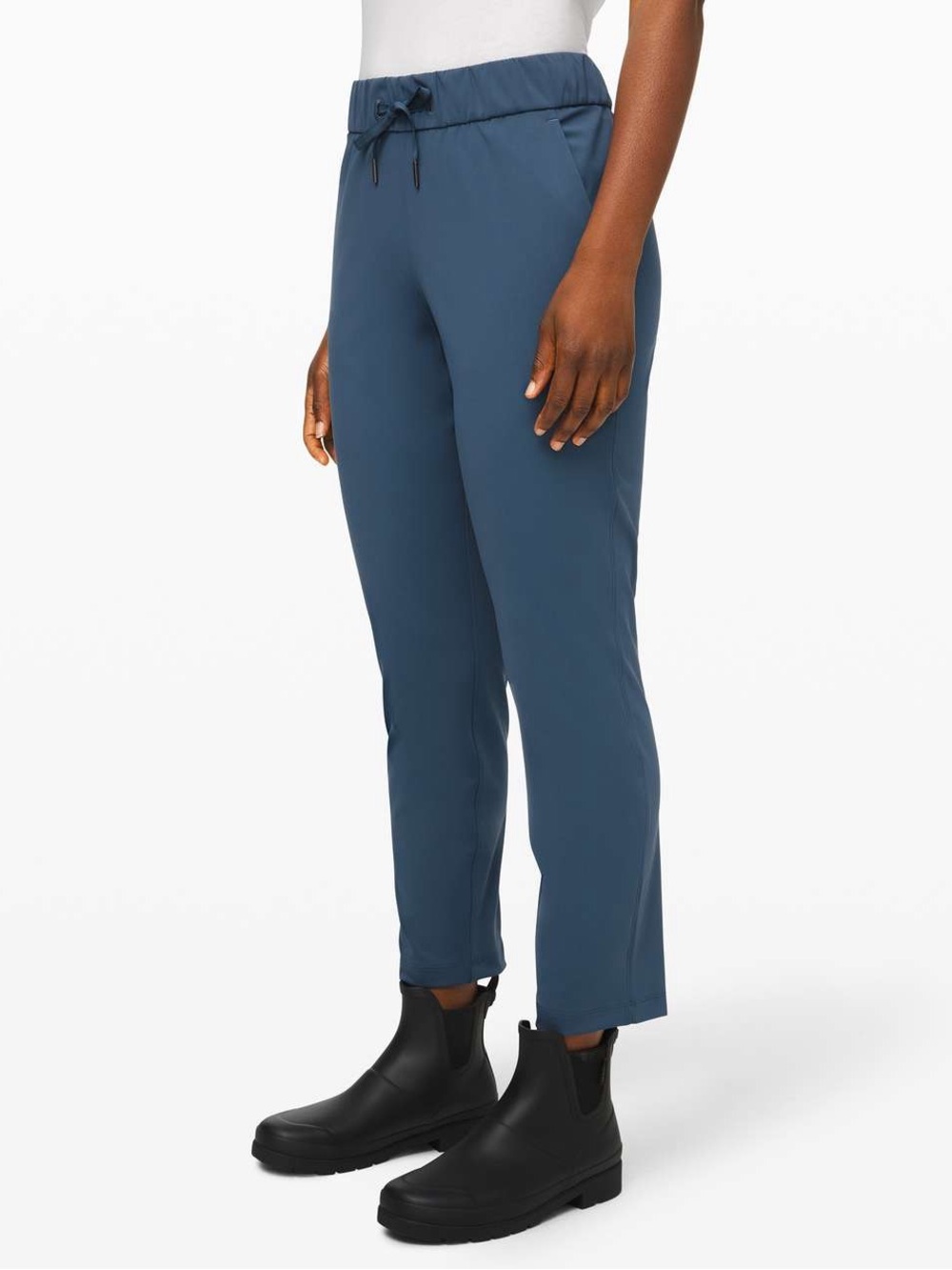 lululemon athletica Deep Blue Cropped Drawstring Pants